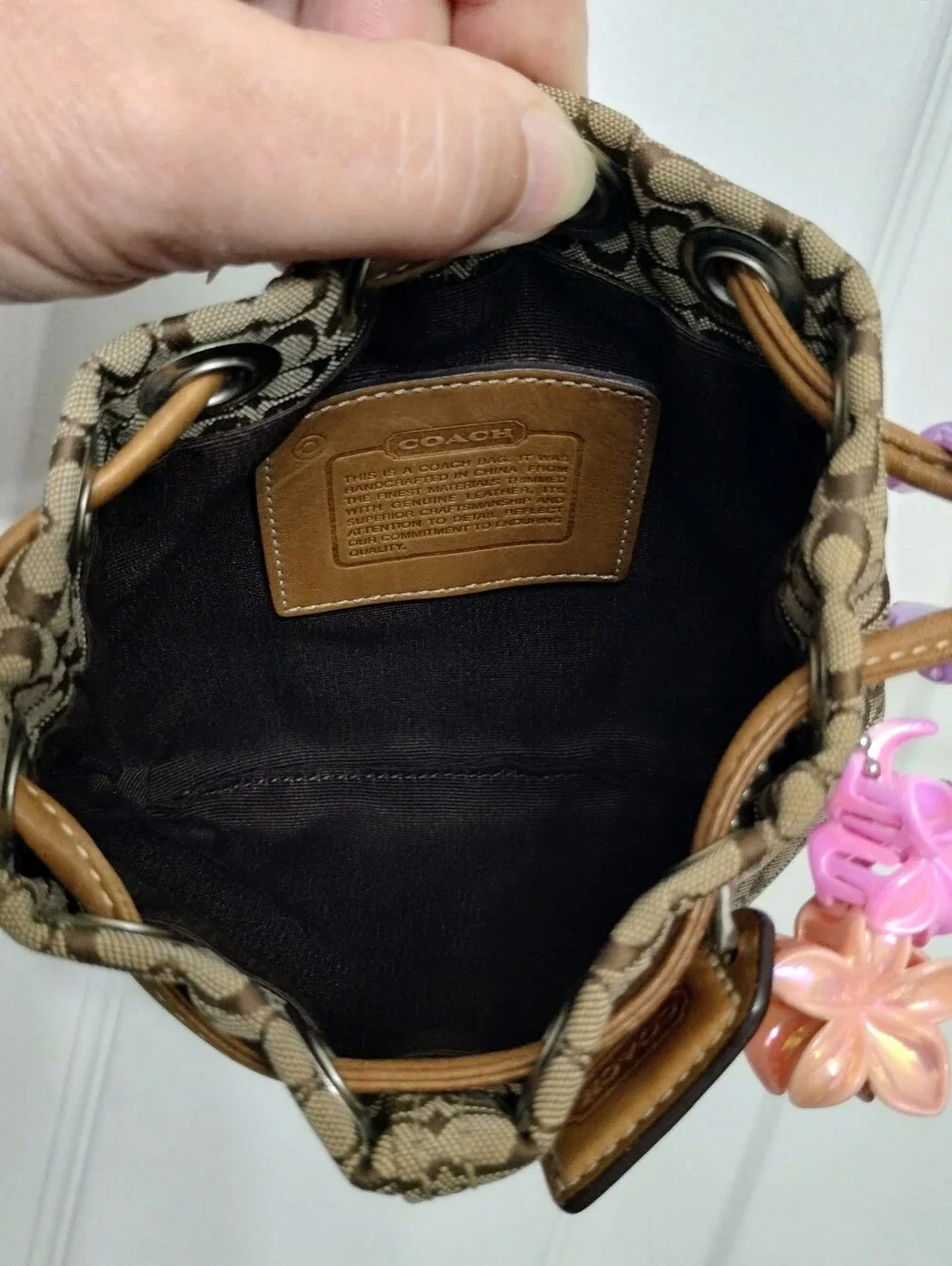 Coach Y2K Signature C Pouch RARE FIND